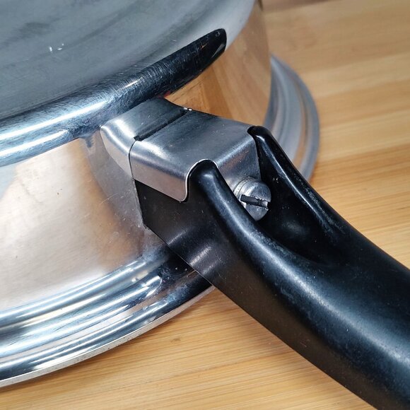 WONDER WARE Thermium Multi-Plex Cookware Stainless Steel 9” Skillet Pan With Lid - Picture 10 of 14